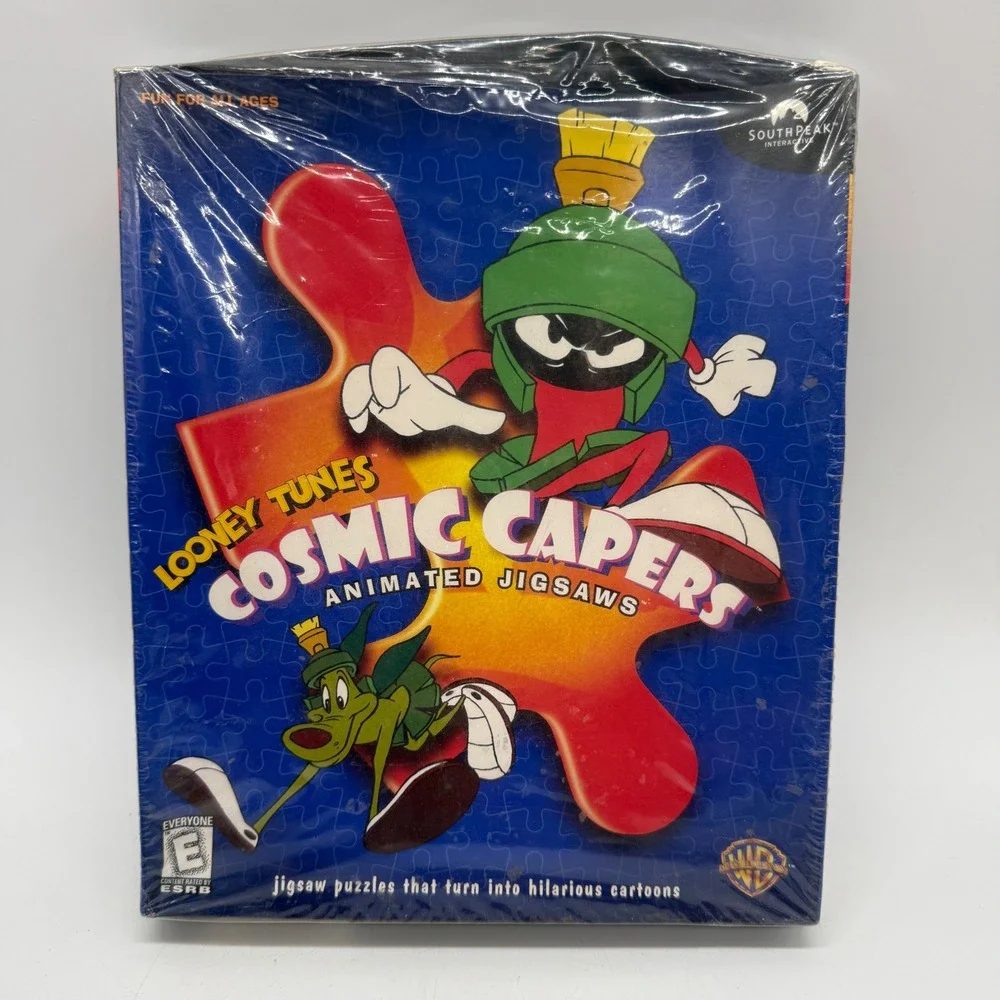 SouthPeak Looney Tunes Cosmic Capers PC Game New Sealed Blue Marvin the Martian